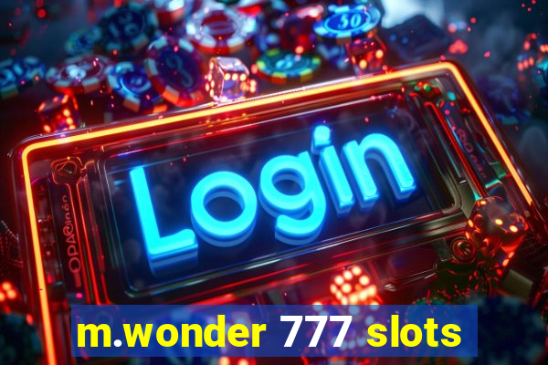 m.wonder 777 slots